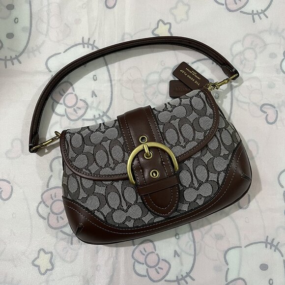 Coach Handbags - Signature Jacquard Top Handle Shoulder Bag Coach